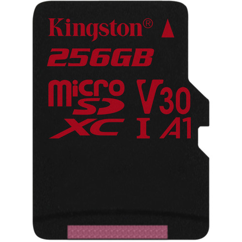 Kingston 256GB Canvas React UHS-I microSDXC Memory Card