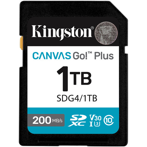 Kingston 1TB Canvas Go! Plus UHS-I SDXC Memory Card