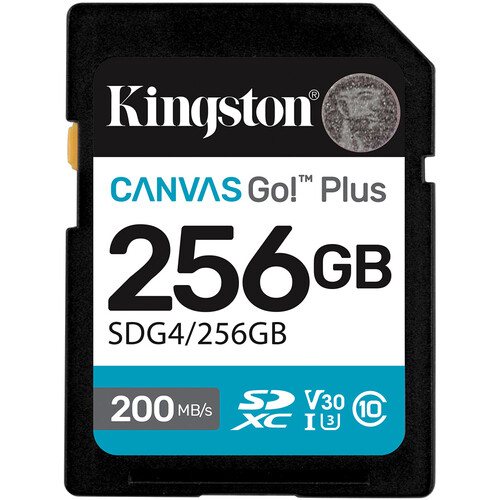Kingston 256GB Canvas Go! Plus UHS-I SDXC Memory Card