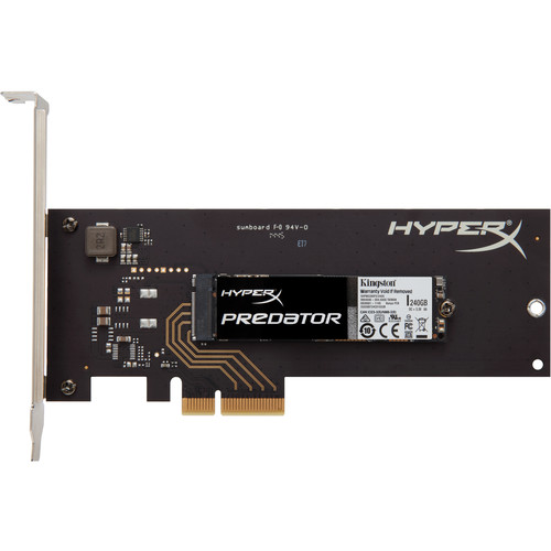 Kingston 240GB HyperX Predator PCIe M.2 Internal