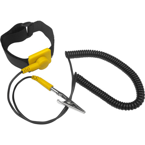 Kingwin Anti-Static Wrist Strap with Grounding Wire (5-Pack, ,<sp> </sp>Yellow/Black)