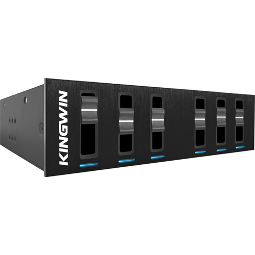 Kingwin 6-Channel Multi-Fan Controller for 5.25" Bay