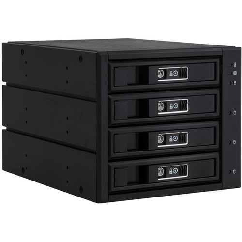 Kingwin KM Series Aluminum SATA Mobile Rack for 4x 3.5" HDDs / 2.5" SSDs