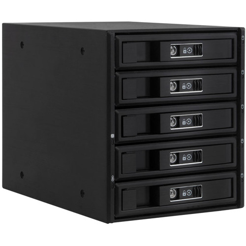 Kingwin KM Series Aluminum SATA Mobile Rack for 5x 3.5" HDDs / 2.5" SSDs