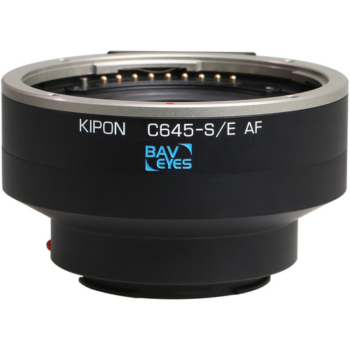 KIPON Baveyes 0.7x Autofocus Lens Mount Adapter for Contax 645-Mount Lens to Sony-E Mount Camera