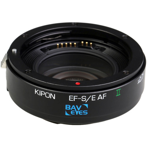 KIPON Baveyes 0.7x Autofocus Lens Mount Adapter for Canon EF-Mount Lens to Sony-E Mount Camera