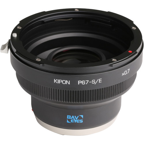 KIPON Baveyes 0.7x Adapter for Pentax 6x7 Lens to Sony-E Mount Camera