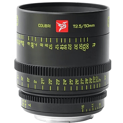 KIPON Colibri 50mm T2.5 Full-Frame Cine Lens (Sony E)