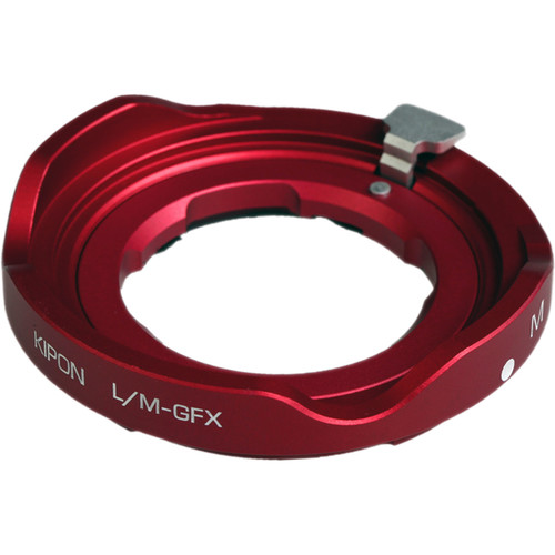 KIPON Lens Adapter for Leica M Lens to FUJIFILM G-Mount Camera (Red)