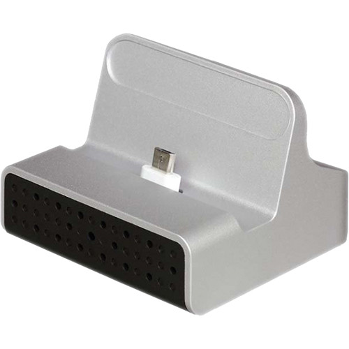 KJB Security Products Mini-USB Charging Dock with 1080p Covert Wi-Fi Camera and Audio Recording