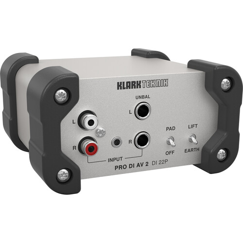 Klark Teknik DI 22P Passive Stereo DI Box 0811-AAF86-000 B&H