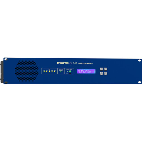 Midas DL151 - 24-Input Stagebox with MIDAS Mic Preamps and Dual-Redundant AES50 Networking