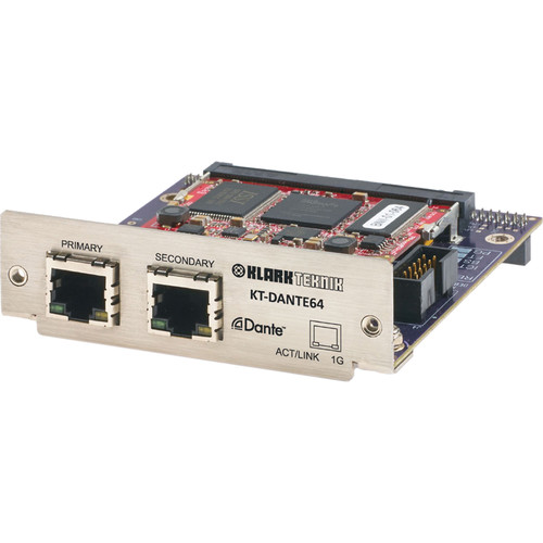 Klark Teknik KT-DANTE64 Audinate Dante Network Module