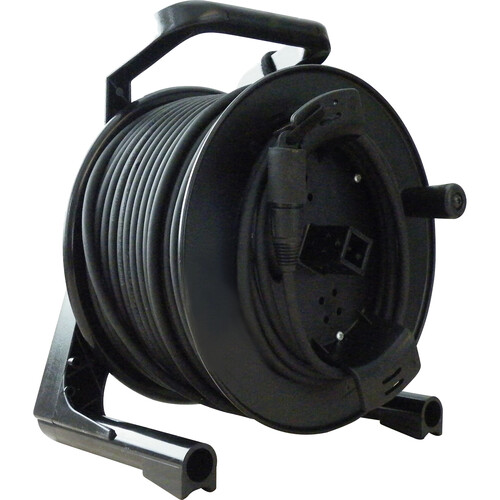 Klark Teknik NCAT5E-50M Tour-Grade Ruggedized and Screened CAT5E Network Cable (164' Reel)