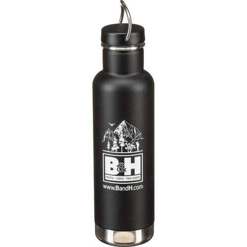 Klean Kanteen Insulated Classic Water Bottle with B&H Logo (20 oz, Matte Black)
