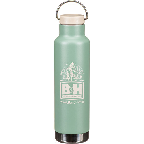 Klean Kanteen Insulated Classic Water Bottle with Loop Cap with Steel Bale (20 oz, Sea Spray)