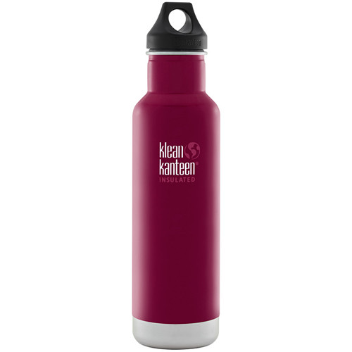 Klean Kanteen Vacuum Insulated Classic Water Bottle (20 fl oz, Beet Root)
