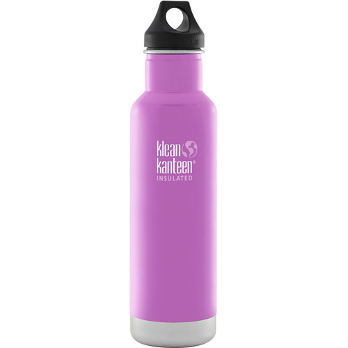 Klean Kanteen Vacuum Insulated Classic Water Bottle (20 fl oz, Meadow Flower)