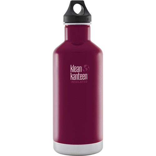 Klean Kanteen Vacuum Insulated Classic Water Bottle (32 fl oz, Beet Root)