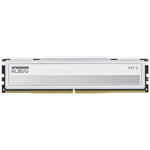 KLEVV 32GB FIT V DDR5 6400 MT/s Low-Profile UDIMM Memory Kit (2 x 16GB, Ceramic White)