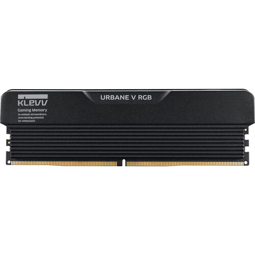 KLEVV 48GB URBANE V RGB 6000 MT/s 288-Pin UDIMM Memory Kit (2 x 24GB, Jet Black)
