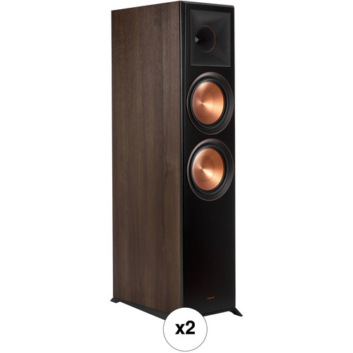 Klipsch Reference Premiere RP-8000F 2-Way Floorstanding Speaker Pair Kit (Walnut)