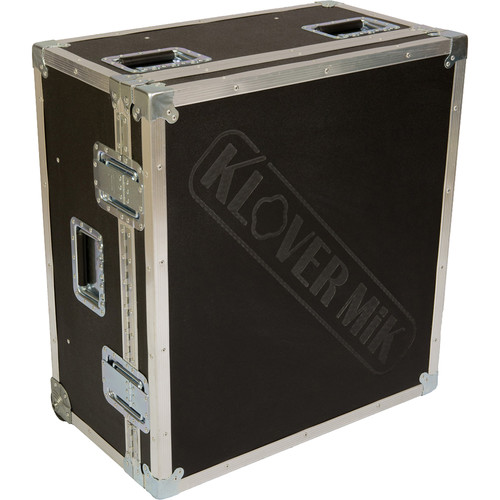 Klover Road Case for Two KM-26 Parabolic Microphones with Handle and Wheels