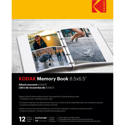 Kodak Memory Book (8.5 x 6.5", 12 Pages, Translucent Cover)