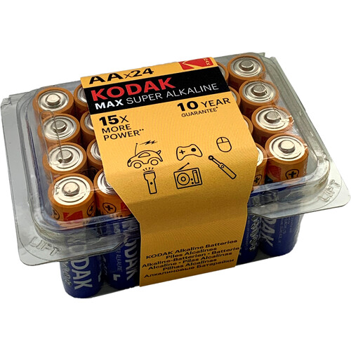 Kodak MAX AA Alkaline Batteries (24-Pack)