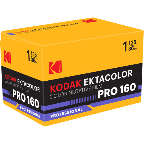 Kodak Ektacolor Pro 160 Color Negative Film 7519549 B&H Photo