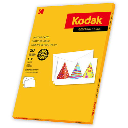 Kodak Greeting Cards (5 x 7", 20 Cards & Envelopes)