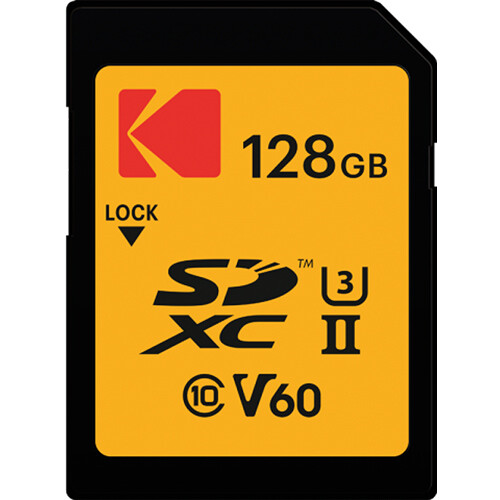 Kodak 128GB Ultra Pro Performance UHS-II SDXC Memory Card