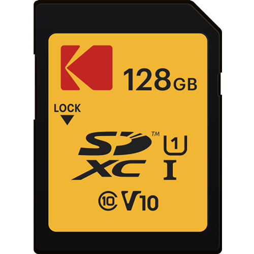Kodak 128GB Premium Performance UHS-I SDXC Memory Card