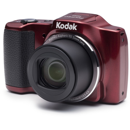 Kodak PIXPRO FZ201 Friendly Zoom Digital Camera (Red)