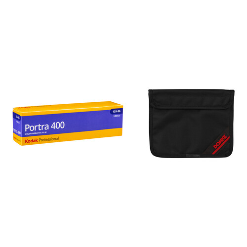 Kodak Portra 400 with Domke Film Guard Bag Kit (35mm Roll Film, 36 Exposures, 5-Pack)