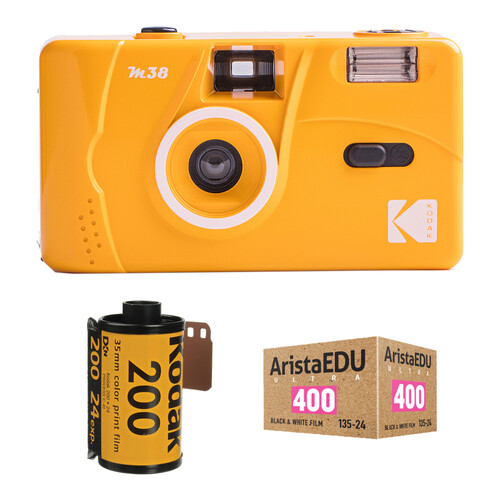 Kodak M38 35mm Film Camera Kit (Yellow)