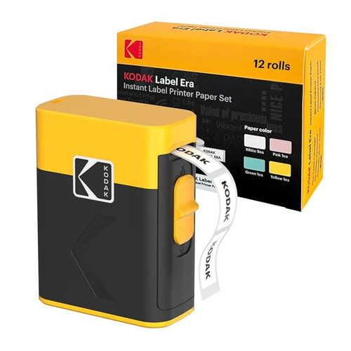 Kodak Memo Label Era M50 Wireless Label Printer and 13 Label Rolls (Yellow)