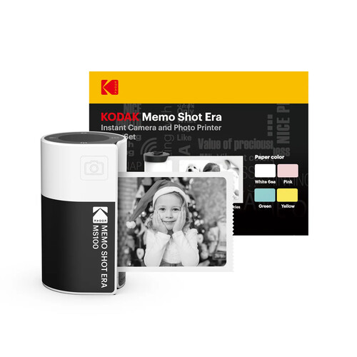 Kodak Memoshot Era with 9-Roll Bundle (White)