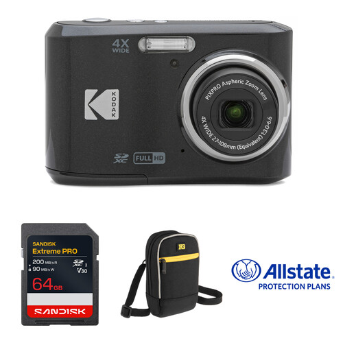 Kodak PIXPRO FZ45 Digital Camera with Deluxe Kit (Black)