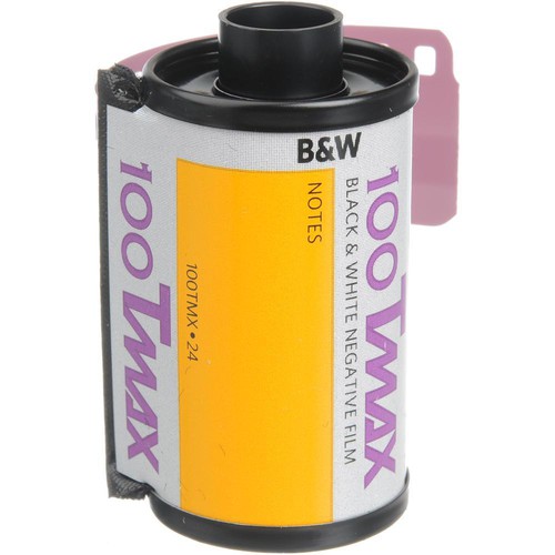 Kodak Professional T-Max 100 Black and White Negative Film (35mm Roll, 24 Exposures, Expires 12/2025)