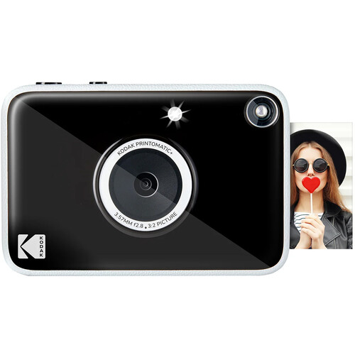 Kodak PRINTOMATIC+ 10MP Instant Digital Camera (Black)