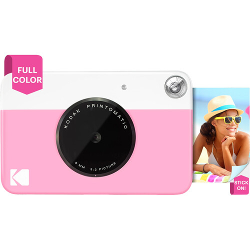 Kodak PRINTOMATIC 5MP Instant Digital Camera (Pink)