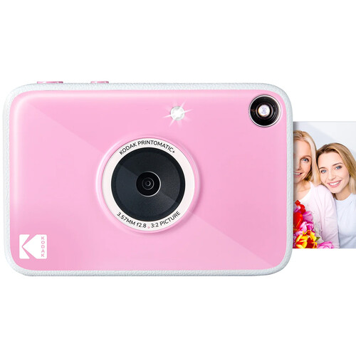 Kodak PRINTOMATIC+ 10MP Instant Digital Camera (Pink)