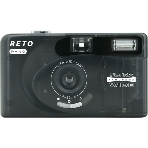 Reto Project PANO 35mm Film Camera (Sheer Black)