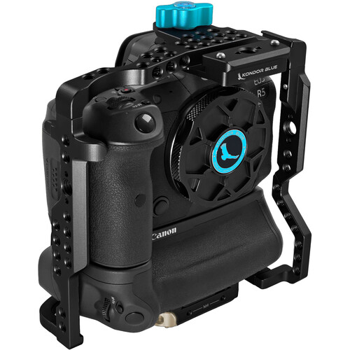 Cage Gaiola Smallrig Com Alça Handle De Madeira Para Canon Eos R