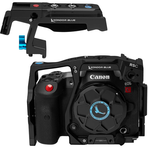Kondor Blue Cage for Canon R5 C with Top Handle (Raven Black)