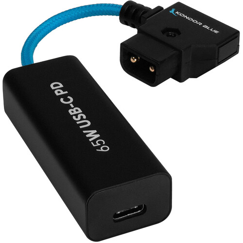 Kondor Blue D-Tap to Female USB-C PD 2-Way Battery KB-FUSBC-PDDT