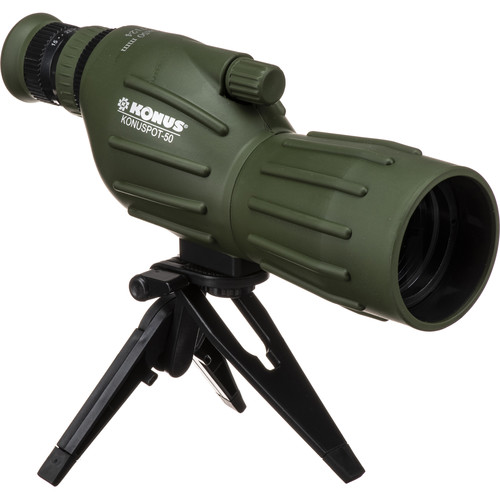 Konus KonuSpot-50 15-40x50 Spotting Scope (Straight Viewing, Clamshell Packaging)