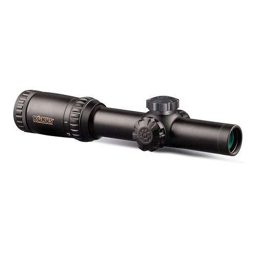 Konus 1-6x24 KonusPro M-30 Riflescope (Red-Blue Circle-Dot Illuminated Reticle, Matte Black)