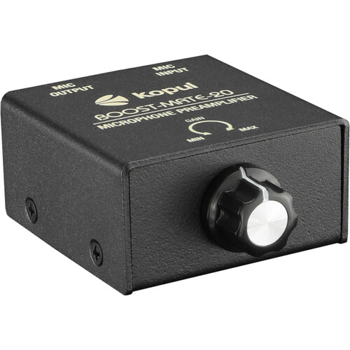Kopul BOOST-MATE-20 Inline Mic-Pre Signal Booster with Gain Control